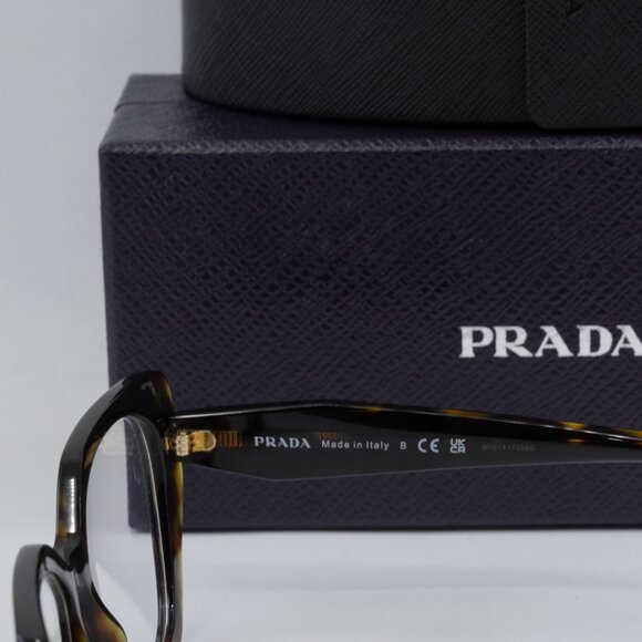 Prada PR18WV 2AU1O1 Cat Eye Eyeglasses - Havana 54mm - Picture 5 of 10
